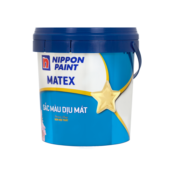 Sơn nội thất Nippon Matex Sắc Màu Dịu Mát 5L